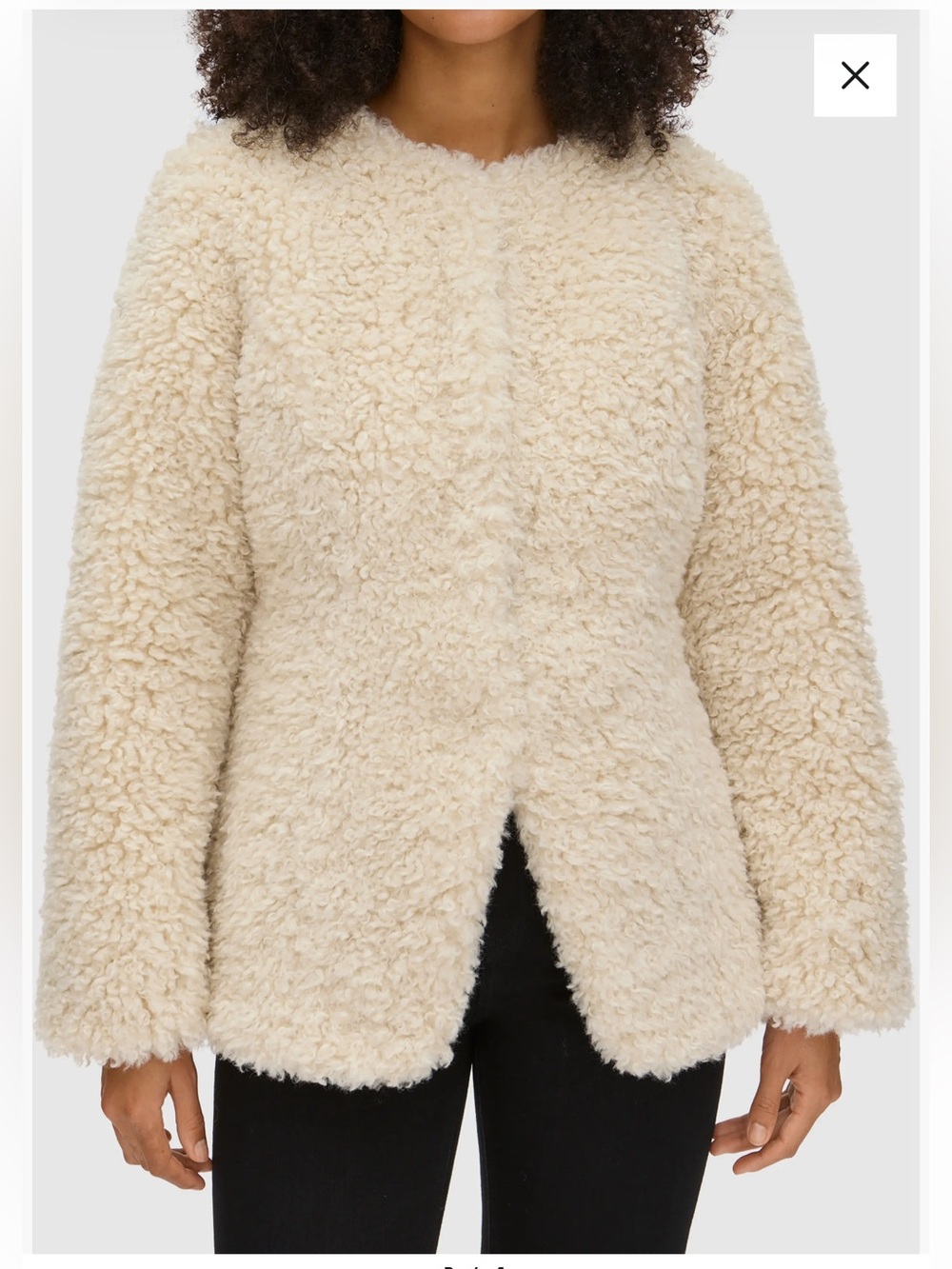 NWT ALIGNE Daphne Faux Shearling Jacket Sz S